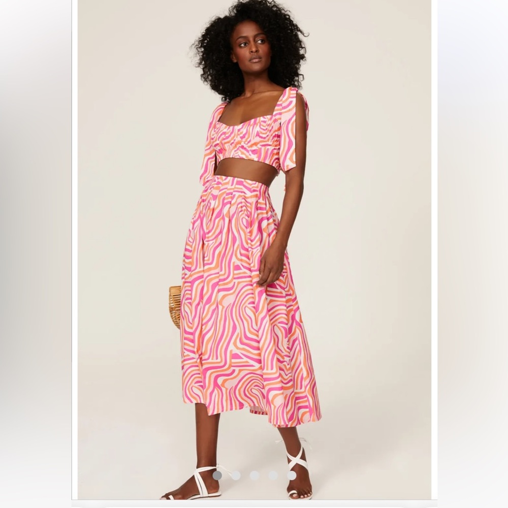 Solid and Striped Lucy Zebra Skirt